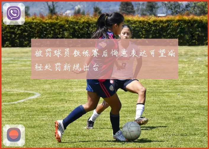 被罚球员教练赛后悔意表达可望减轻处罚新规出台